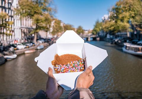 Stroopwafel in Amsterdam 